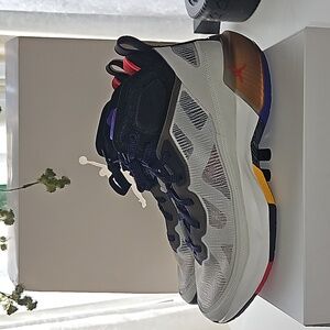 Air Jordan XXXVII Light Bone Fire Red Black Retro Men's 13